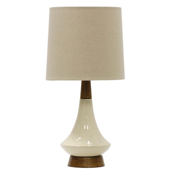 White Washed Wood Cream Ceramic Table Lamp Hardback White Washed Wood Cream Ceramic Table Lamp Hardback Fabric Shade