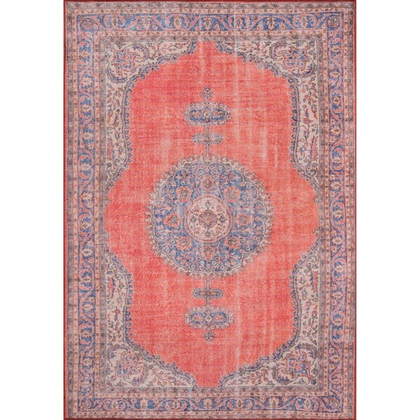 Momeni Afshar Machine Made Polyester Red Area Rug 8 5 X 12 Momeni Afshar Machine Made Polyester Red Area Rug 8 X27 5 X