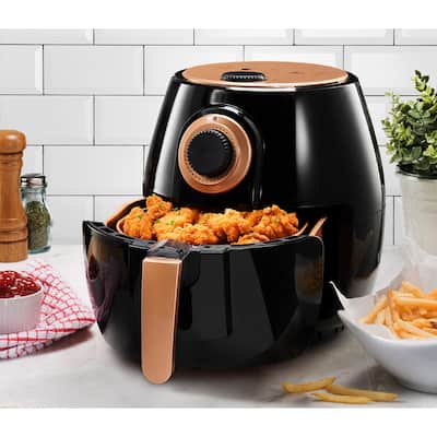 Gotham Steel Air Fryer XL 4 qt. Rapid Air Technology, Oil Free Healthy Cooking, Adjustable Temperature Control with Auto Shutoff