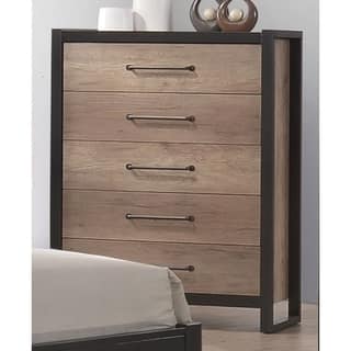 Honey Oak Dresser Drawer At Edgewater Weathered Oak Chest