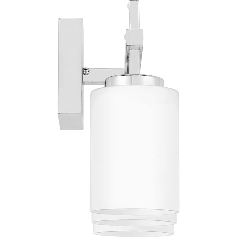 Porch & Den Quintero Opal Etched Glass 3-light LED Vanity Light