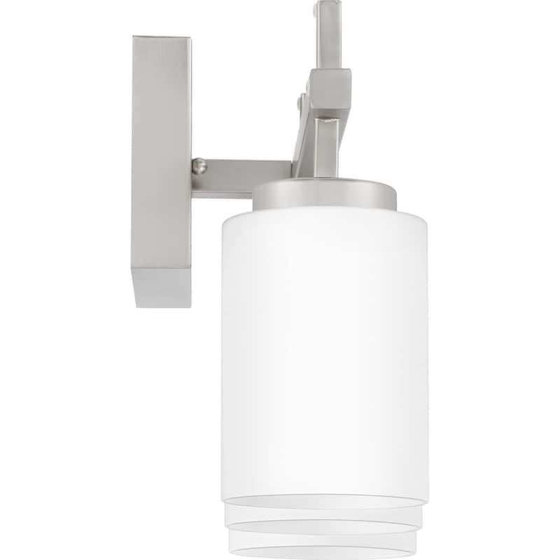 Porch & Den Quintero Opal Etched Glass 3-light LED Vanity Light