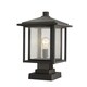 preview thumbnail 2 of 0, Avery Home Lighting Aspen Outdoor 1-Light Pier Mounted Fixture