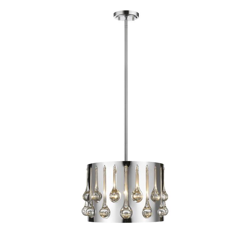 Avery Home Lighting Oberon Chrome 3-light Pendant