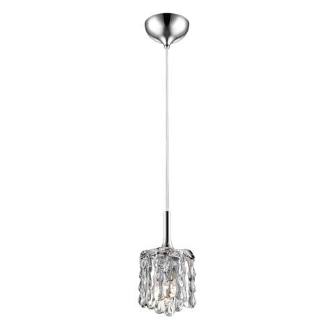Avery Home Lighting Tempest Chrome 1-light Mini Pendant - Clear