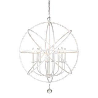 Avery Home Lighting Tull 8-light Chandelier (White) - Chandeliers For Bedrooms by Overstock.com