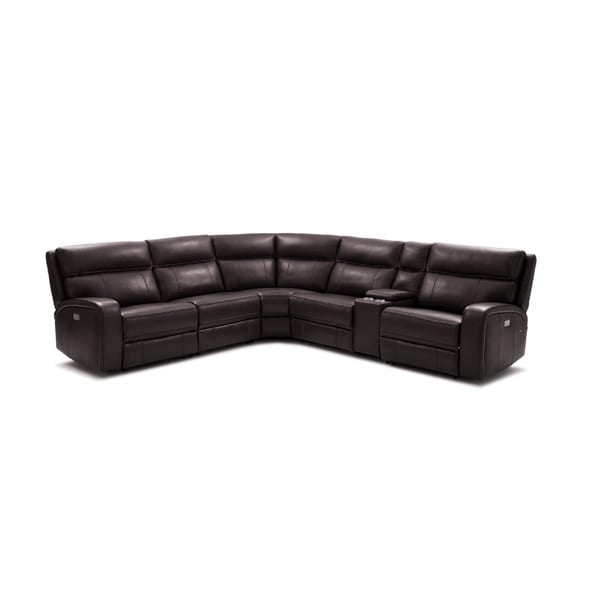 Cozy Chocolate 6 Pc Sectional