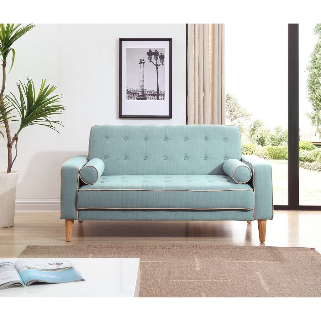 LYKE Furniture Light Blue Loveseat Bed