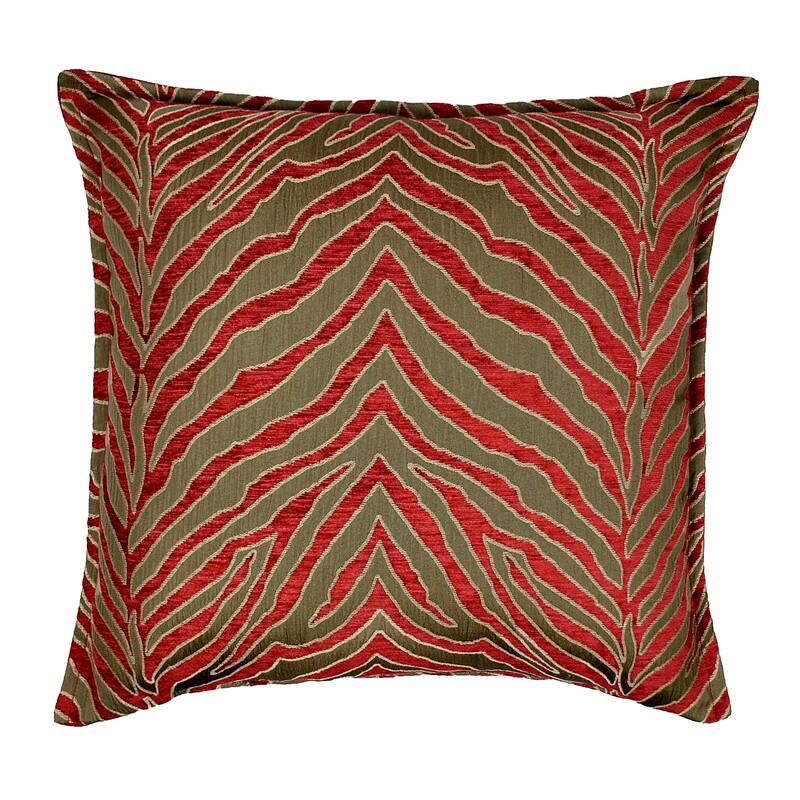 Sherry Kline Barlow Red 22-inch Decorative Pillow
