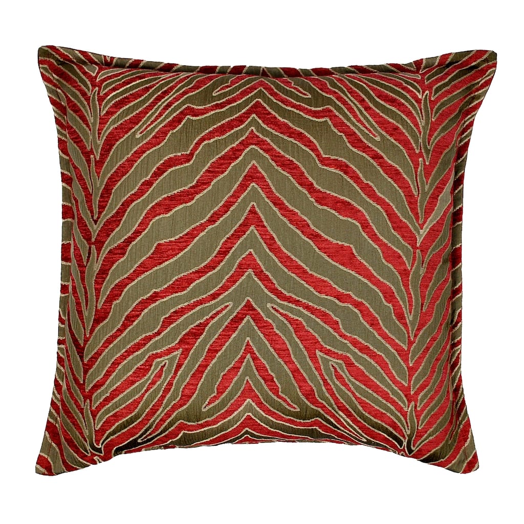 Sherry Kline Barlow Red 22-inch Decorative Pillow