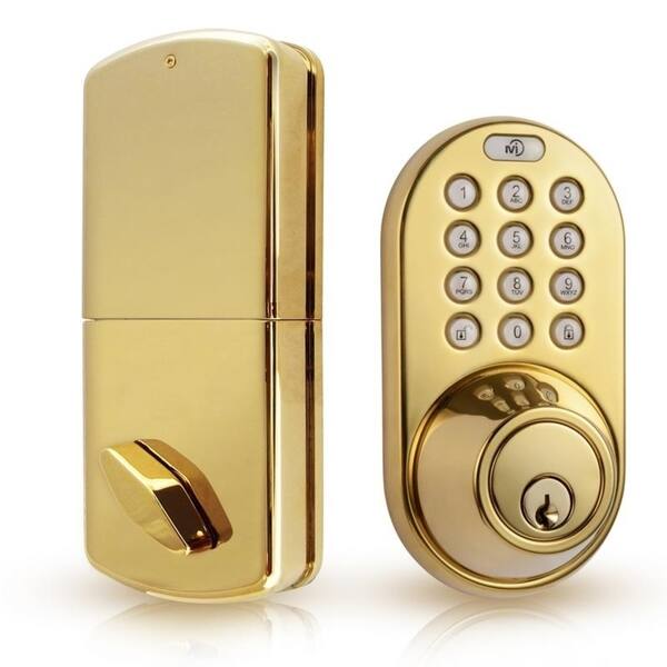 Shop Electronic Keyless Entry Touchpad Deadbolt Door Lock On