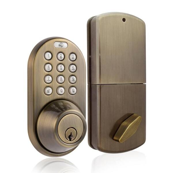 Shop Electronic Keyless Entry Touchpad Deadbolt Door Lock On