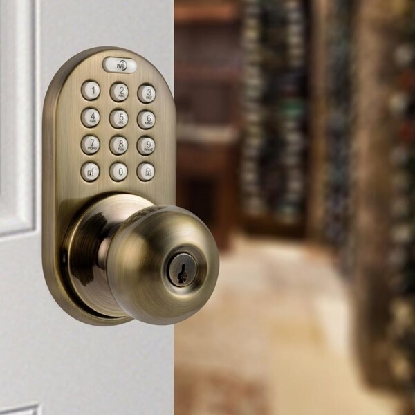 electronic entry door hardware