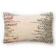 Woven Wool/ Cotton Ivory/ Multi 13 x 21 Throw Pillow or Pillow Cover - Thumbnail 0