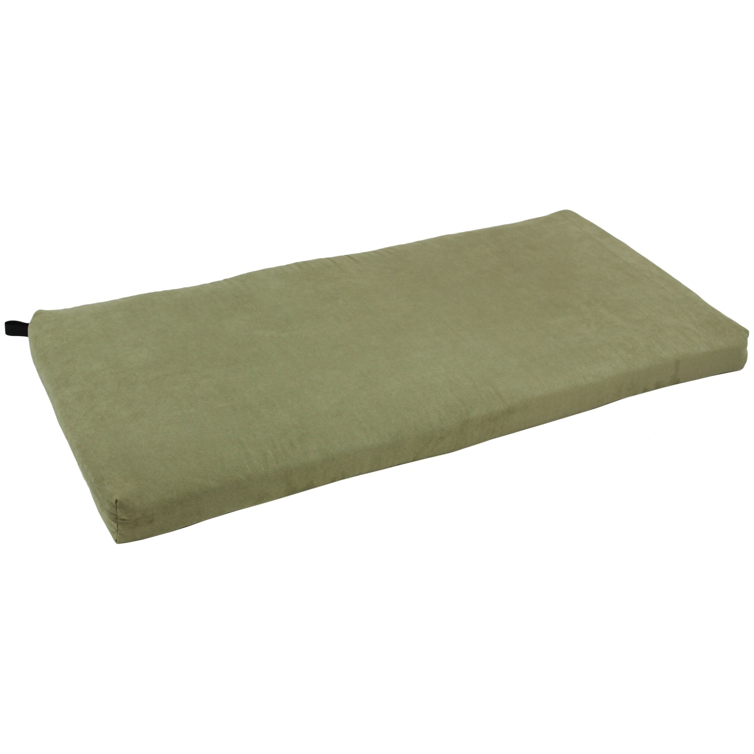 Shop Blazing Needles 40 Inch Indoor Microsuede Bench Cushion On