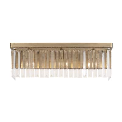 Varaluz Social Club 3-light Havana Gold Bath Fixture