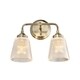 preview thumbnail 2 of 2, Varaluz Westport 2-light Antique Brass Bath Fixture