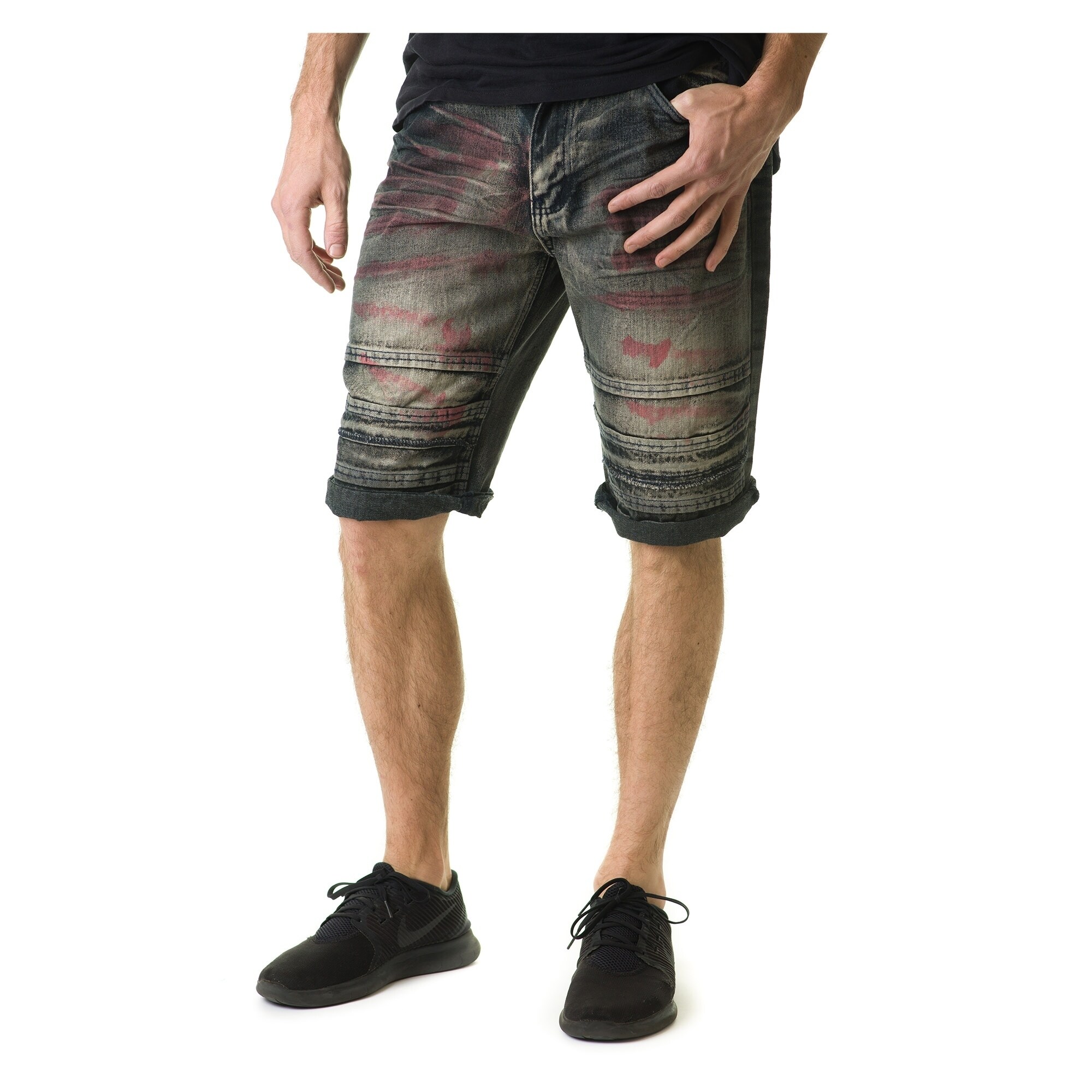 mens urban denim shorts