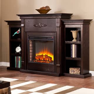 Bookcase Fireplaces Online At Our Best Gracewood Hollow Forbes 70 Inch Espresso Electric Fireplace