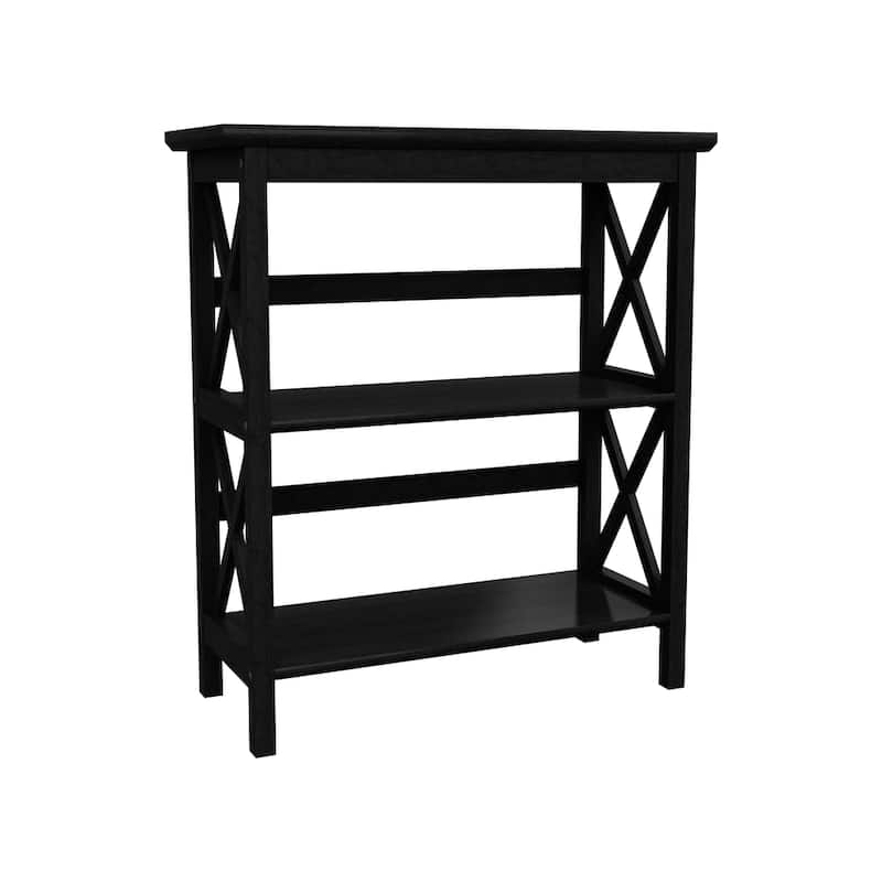 Copper Grove Jaborosa 3-tier Bookcase - Black