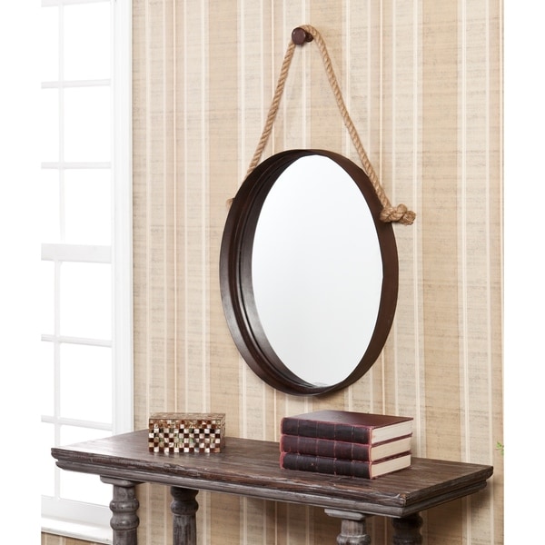 Carbon Loft Ged Decorative Wall Mirror Rich Rust