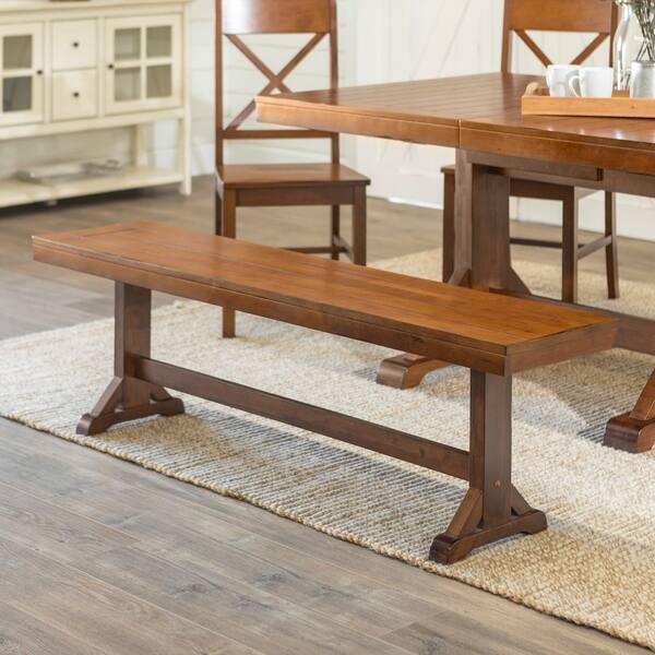 Shop Black Friday Deals On The Gray Barn Bluebird Farmhouse Chic Antique Brown Wood Dining Bench N A Overstock 20881781