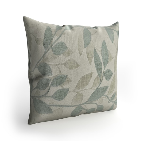 Copper Grove Anamalai 22-inch Leaves Pillow Cover - On Sale - Overstock ...