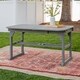 Havenside Home Surfside Acacia Outdoor Extension Table - Dark Brown - 55-79 x 35 x 30h - Thumbnail 9