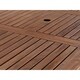 Havenside Home Surfside Acacia Outdoor Extension Table - Dark Brown - 55-79 x 35 x 30h - Thumbnail 4