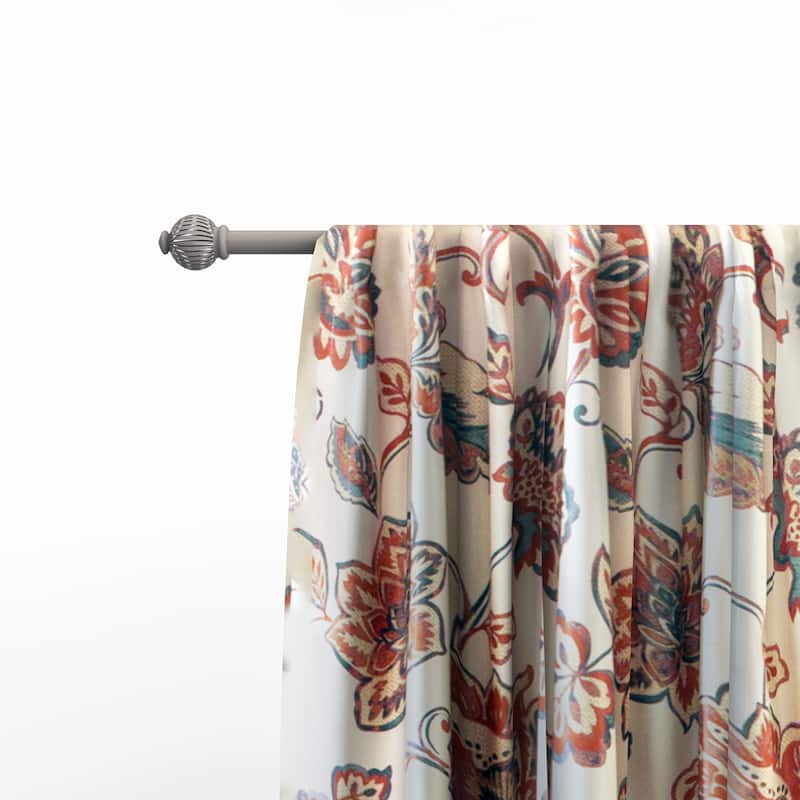 The Curated Nomad Conchita Floral Curtain Panel Pair - 52 x 84