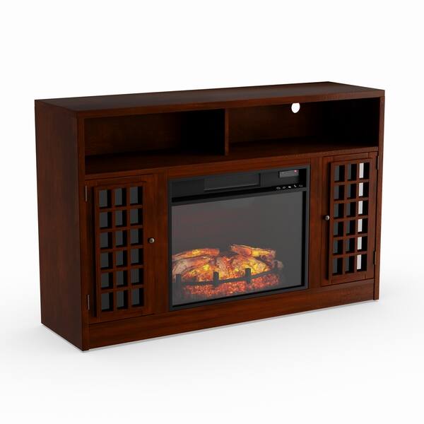 Shop Harper Blvd Branick Espresso Media Console Infrared Electric