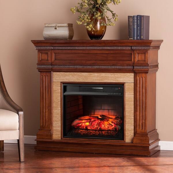 Shop Copper Grove Stemwinder Oak Saddle Stone Look Infrared