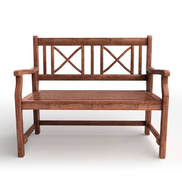 48 Inch Dark Brown Acacia Wood Folding Patio Bench 20881987 Folding Patio Bench