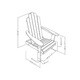 Havenside Home Surfside Acacia Adirondack Chair - Brown - Thumbnail 18