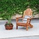 Havenside Home Surfside Acacia Adirondack Chair - Brown - Thumbnail 1
