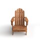 Havenside Home Surfside Acacia Adirondack Chair - Brown - Thumbnail 10