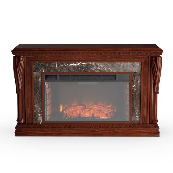 Shop Gracewood Hollow Dozier Natural Marble Carved Widescreen