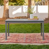 Havenside Home Surfside Acacia Outdoor Dining Table - 60 x 34 x 30h