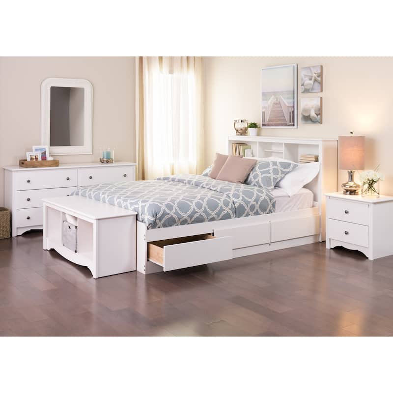 Copper Grove Periyar White 2-drawer Nightstand