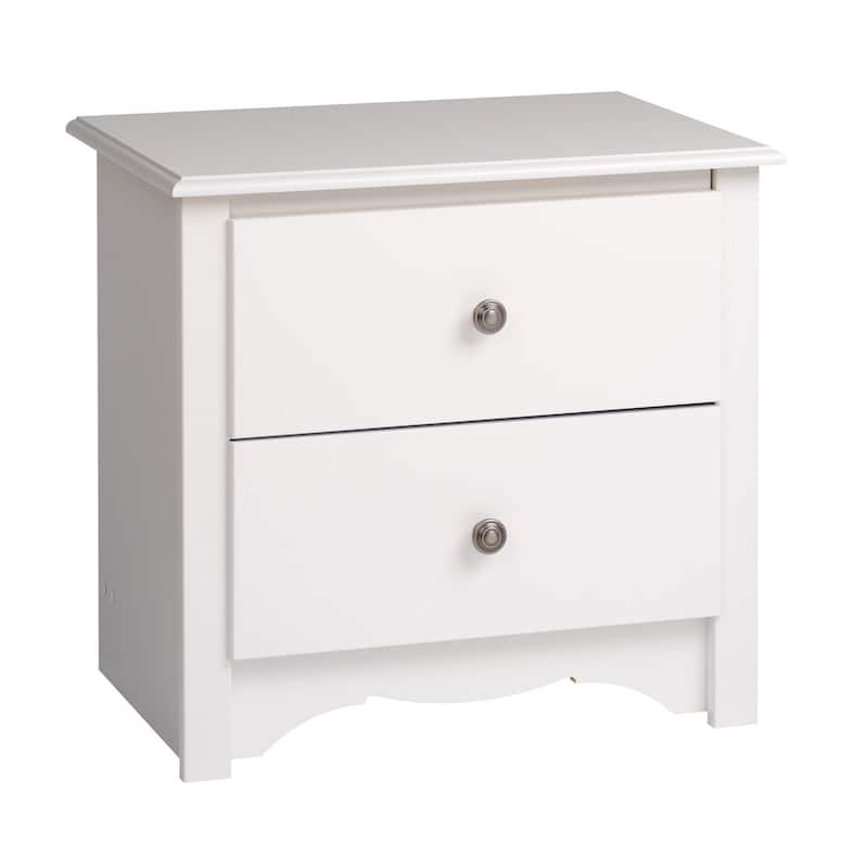 Copper Grove Periyar White 2-drawer Nightstand