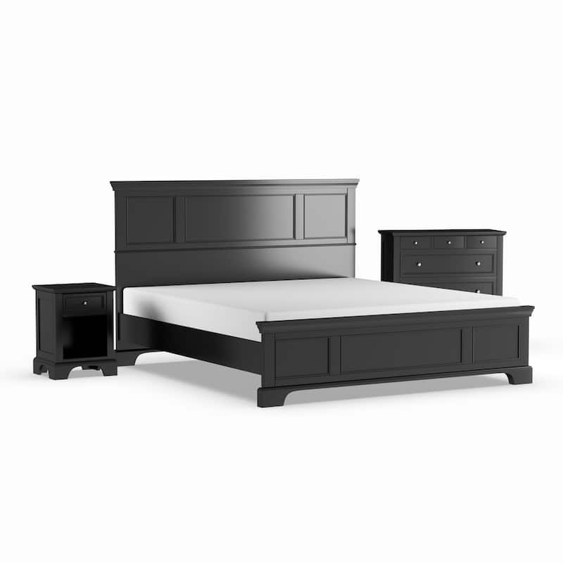 Copper Grove Oastler 3-piece Queen Bed, Nightstand, and Chest Set