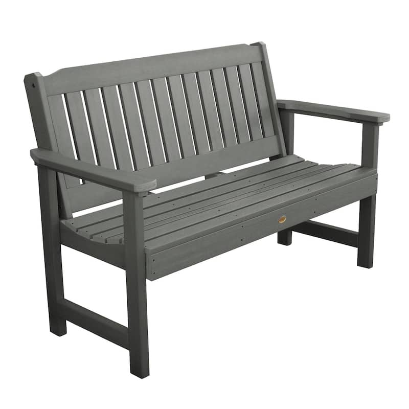 Lehigh 4-foot Eco-friendly Synthetic Wood Garden Bench - Coastal Teak