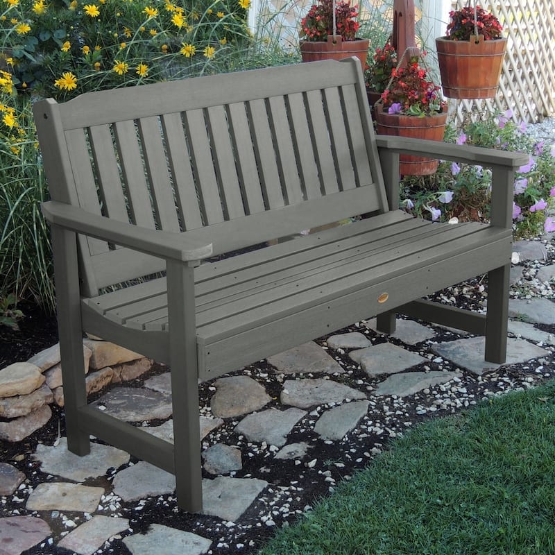 HIGHWOOD Lehigh 5-foot Eco-friendly Synthetic Wood Garden Bench