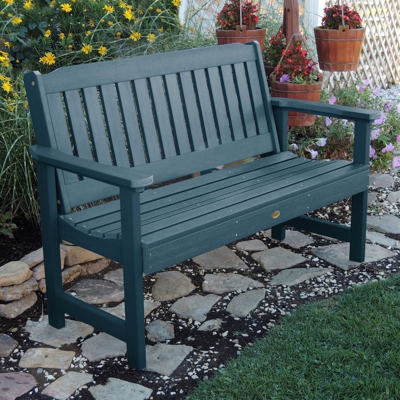 HIGHWOOD Lehigh 5-foot Eco-friendly Synthetic Wood Garden Bench