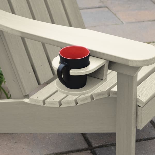 slide 1 of 50, Mandalay Eco-friendly Synthetic Wood Easy-add Cup Holder by Havenside Home