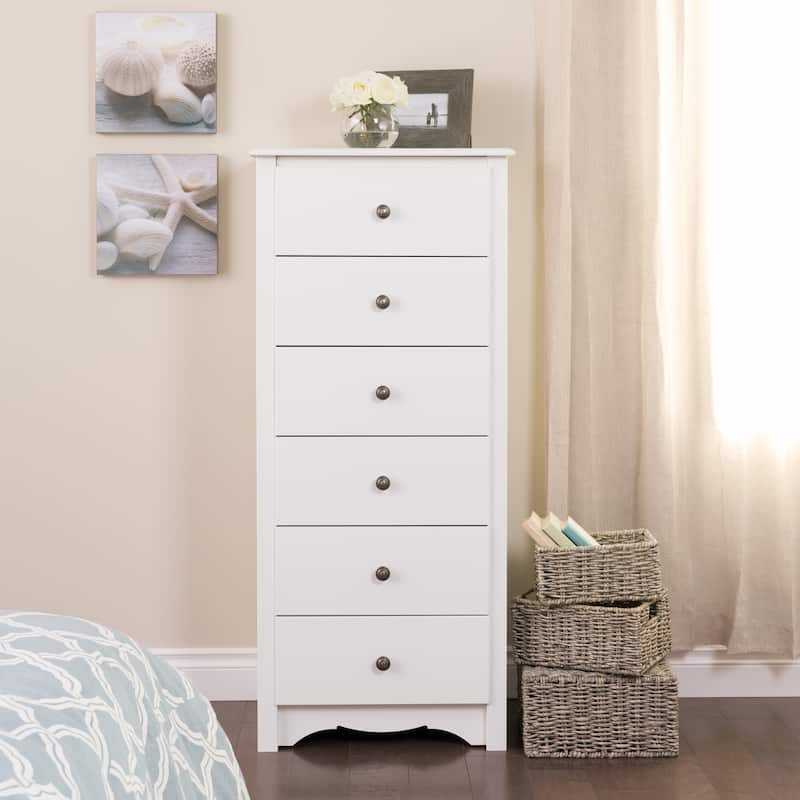 Prepac Sonoma 6-Drawer Chest - White