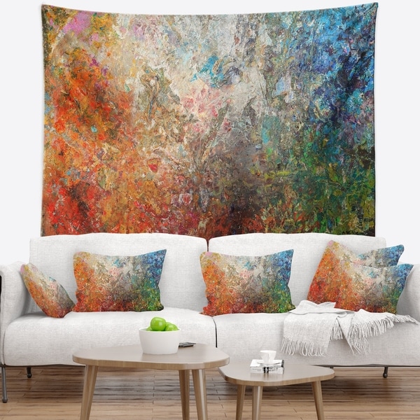 abstract wall tapestry