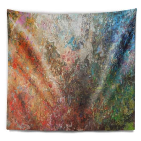 Designart Board Stained Abstract Art Abstract Wall Tapestry Overstock 20885061