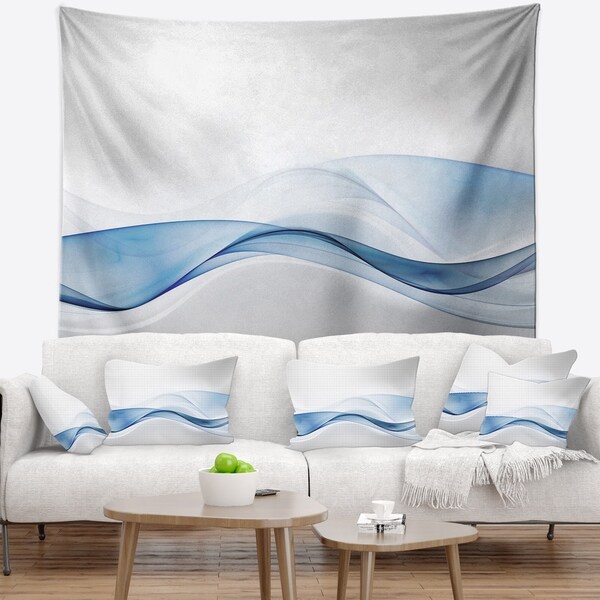 Designart '3D Wave of Water Splash' Abstract Wall Tapestry