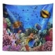 Designart 'Coral Colony on Reef Egypt' Animal Wall Tapestry - Bed Bath ...